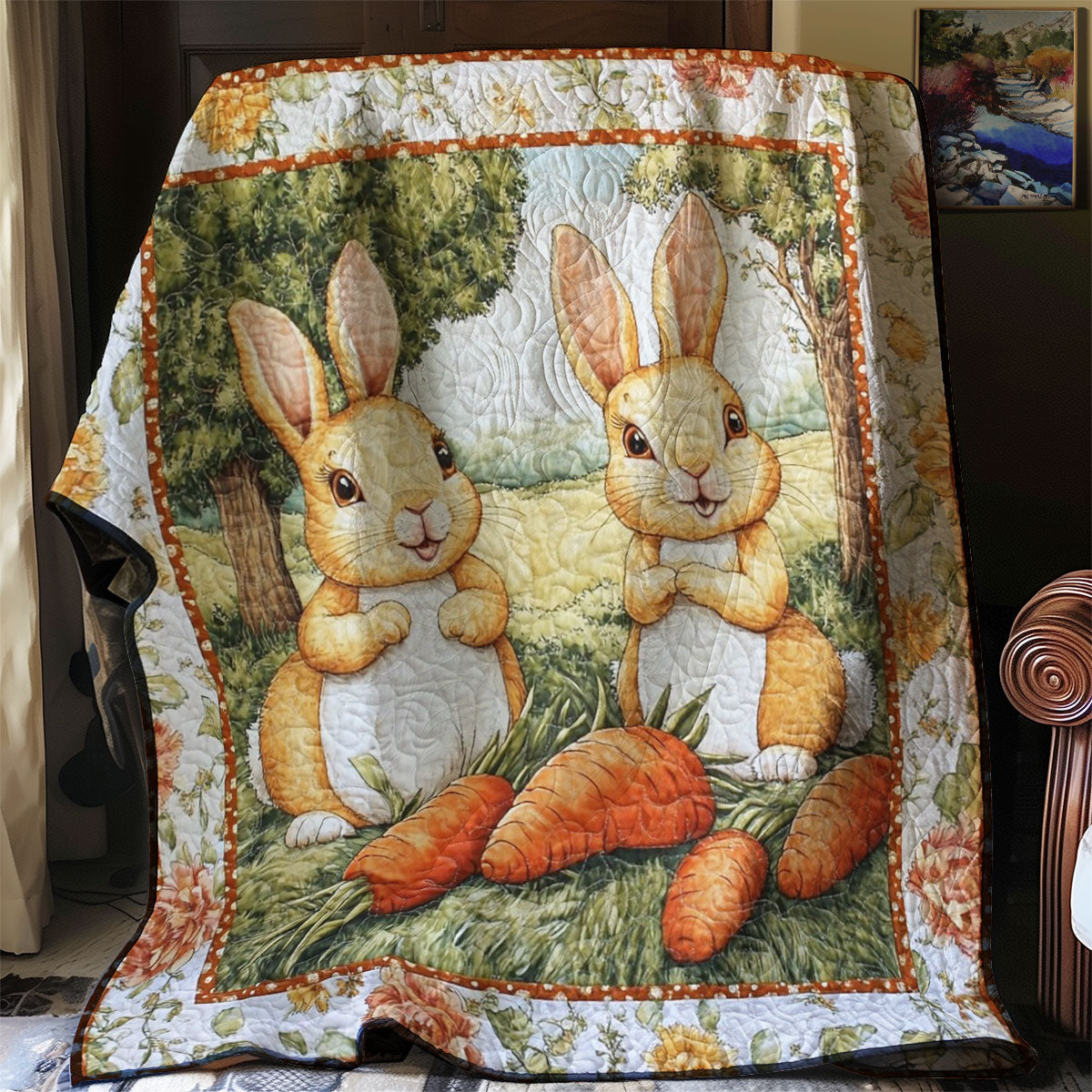 Carrots Family WM0208005CL Quilt