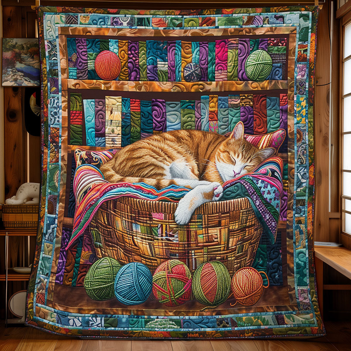 Cat Cozy Cuddles SR2608001CL Quilt