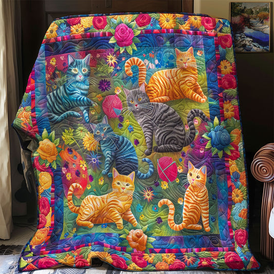 Cat With Yarn SR1308005CL Quilt