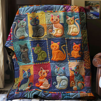 Cat's Comedy Corner WN0908066CL Quilt