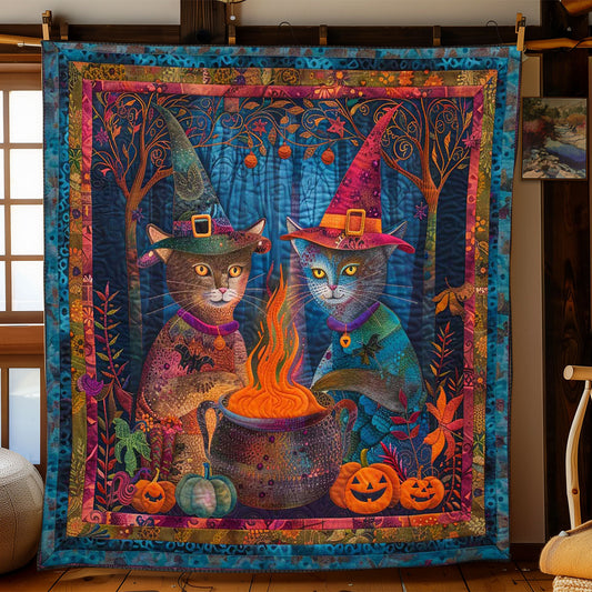 Cat's Enchanted Brew WN1408040CL Quilt