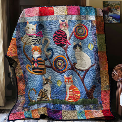 Cat's Playful Pranks WN0908071CL Quilt