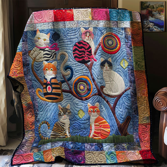 Cat's Playful Pranks WN0908071CL Quilt