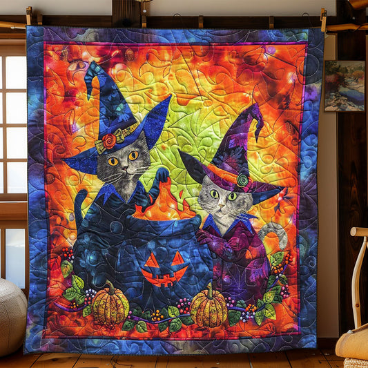 Cat's Spooky Brew WN1408043CL Quilt