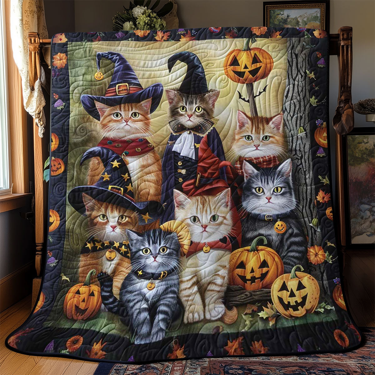 Cats And Spells WN2608015CL Quilt