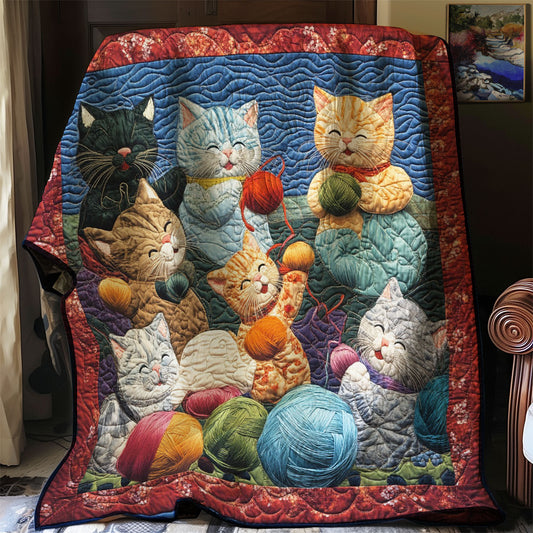 Cats And Yarns WM05080039CL Quilt