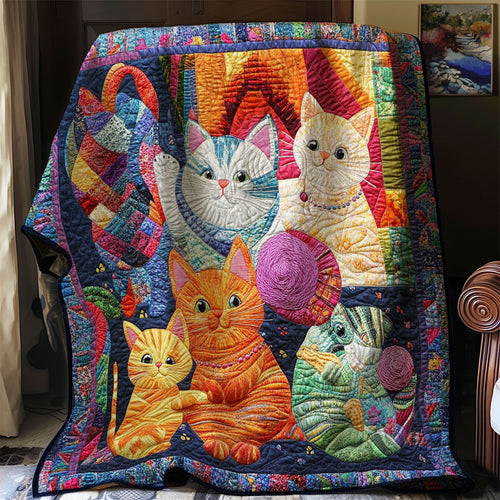 Cats And Yarns WM0608017CL Quilt