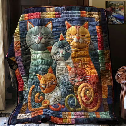 Cats Family WN0908075CL Quilt