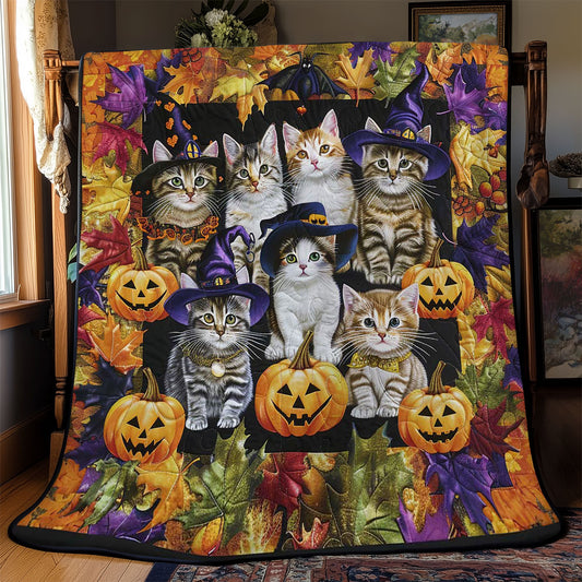 Cats In Halloween Disguise WN2608013CL Quilt