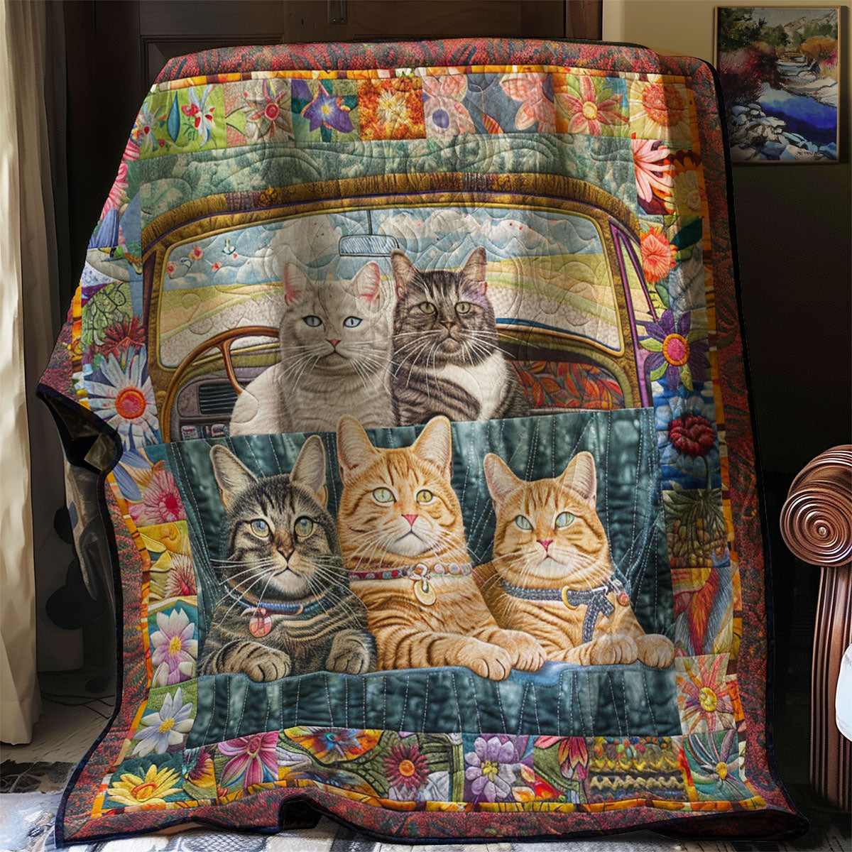 Cats Parade WM2808073CL Quilt