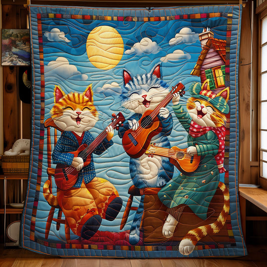 Cats With Music SR2008014CL Quilt