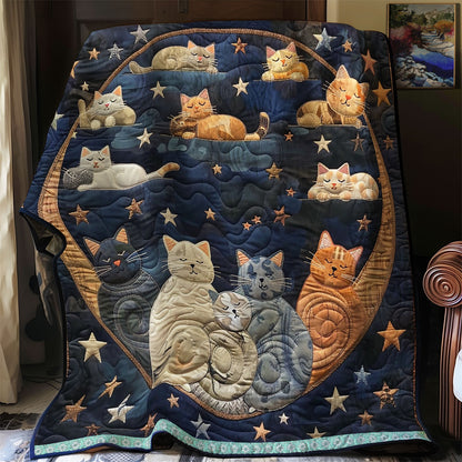Celestial Cats’ Sleep WN0909097CL Quilt