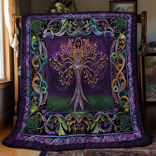 Celtic Tree Of The Cosmos WN2408161CL Quilt