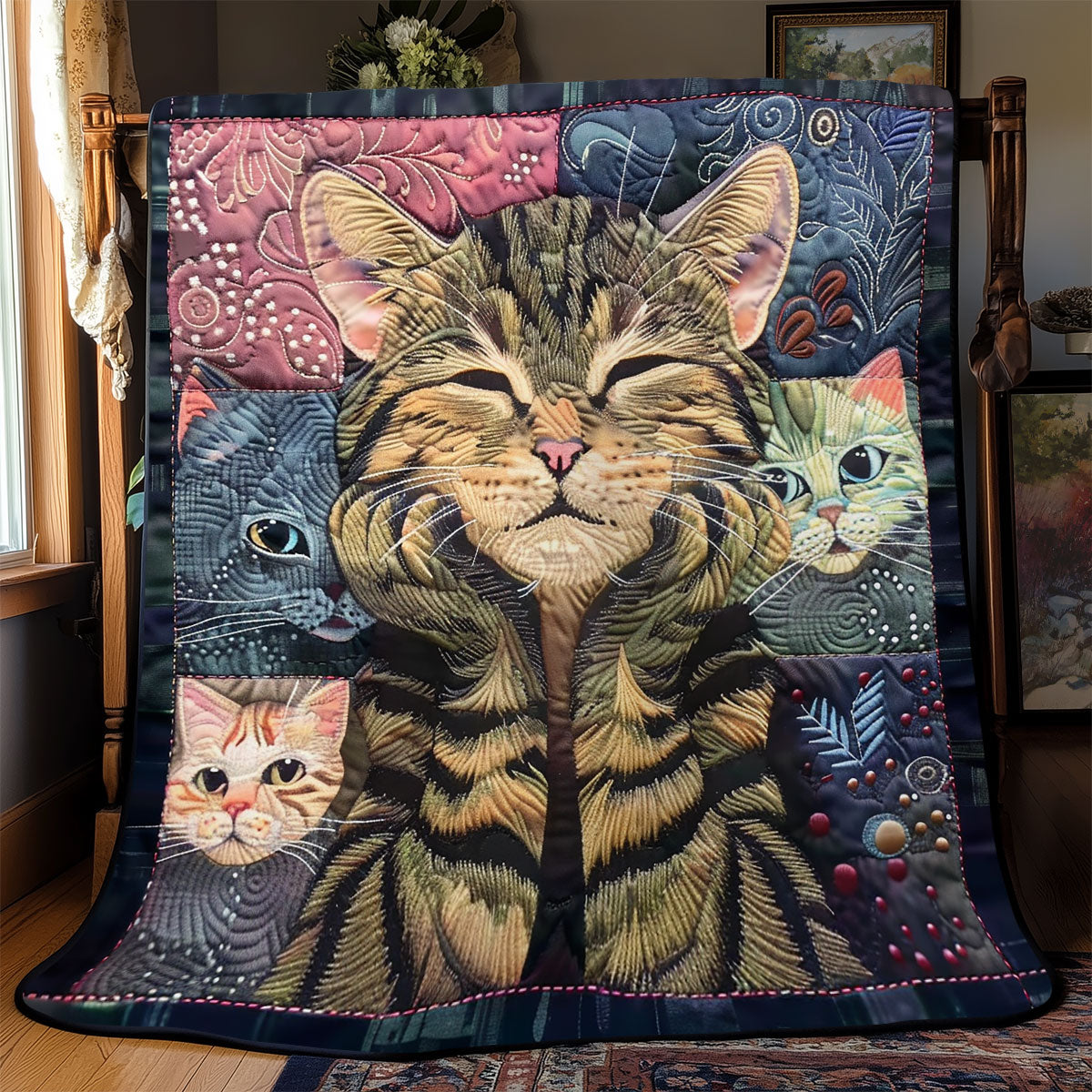 Charming Cats WN2208011CL Quilt