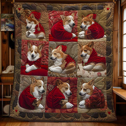 Charming Corgi SR2208034CL Quilt