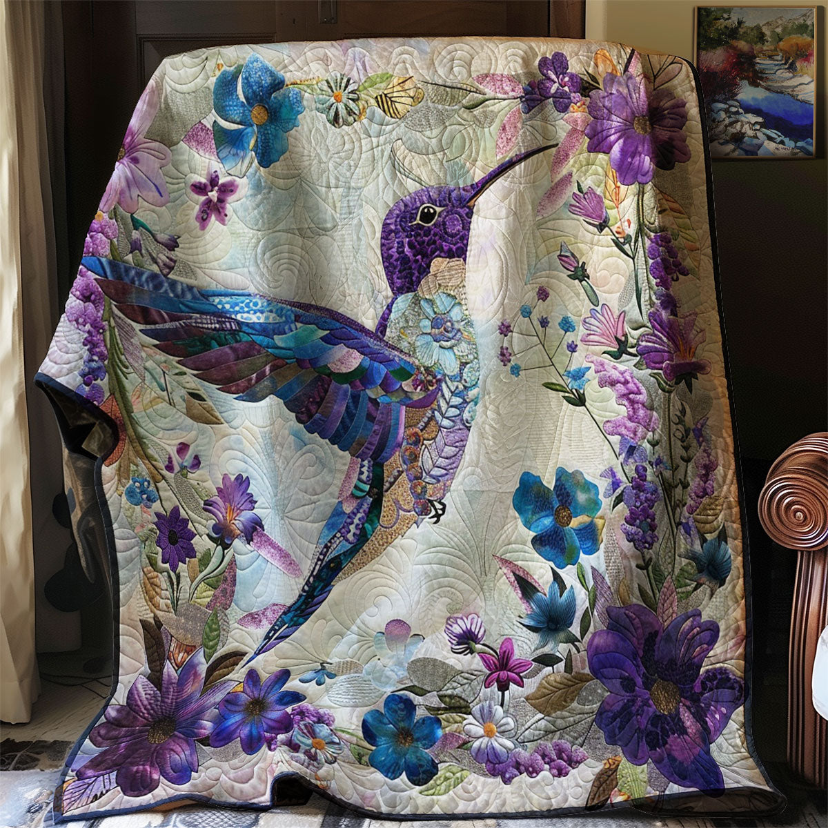 Charming Hummingbird WM3008022CL Quilt