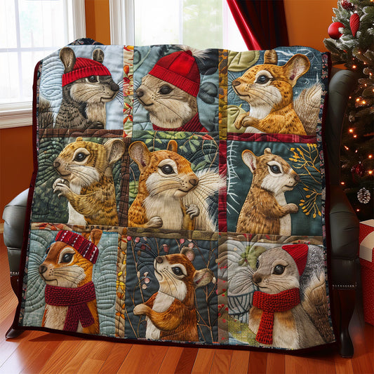 Charming Squirrel SR2108009CL Quilt