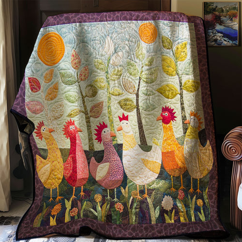 Cheerful Chicks WN0508012CL Quilt