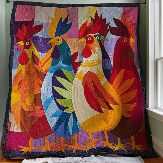 Chicken Chickens WM2907001CL Quilt