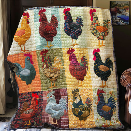 Farmhouse Chicken SR0808036CL Quilt