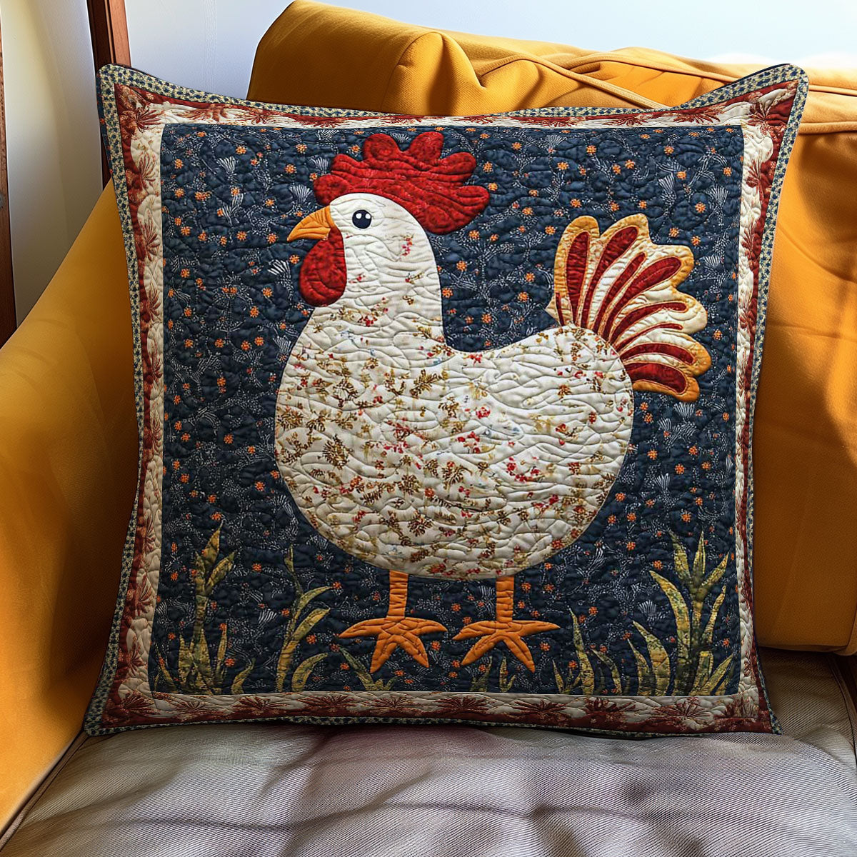 Chicken WN0208065CL Quilt Pillow Case