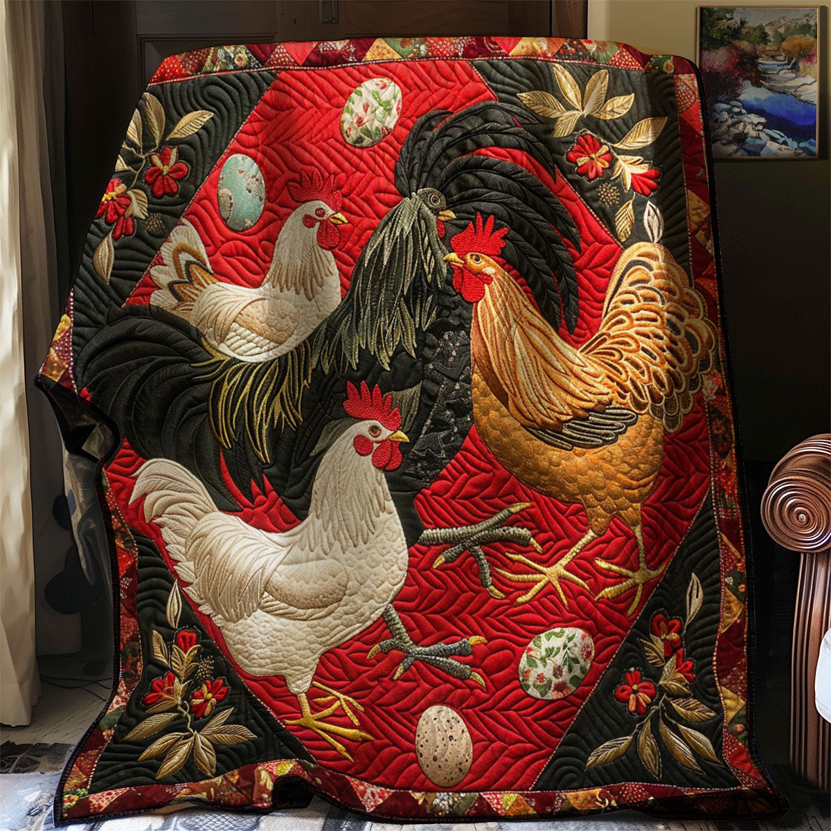 Chickens WM0509012CL Quilt