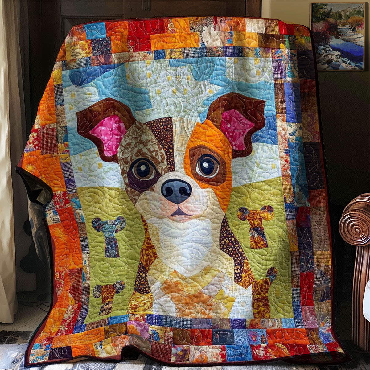 Chihuahua Cozy WN0608014CL Quilt