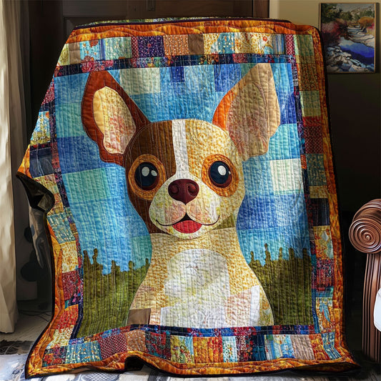 Chihuahua Funny WN0608015CL Quilt