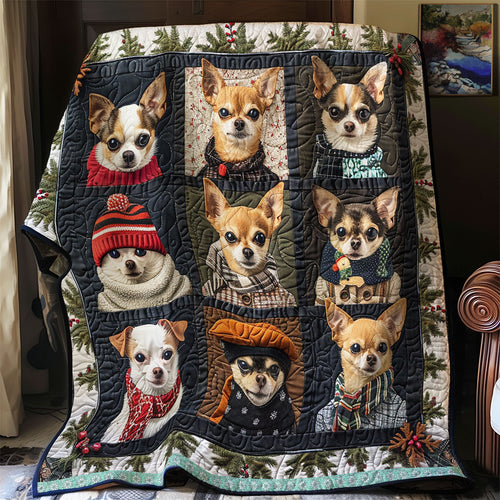 Chihuahuas Smile WN0909053CL Quilt