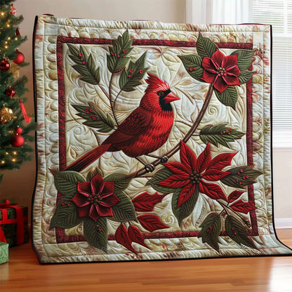 Christmas Cardinal SR1608046CL Quilt