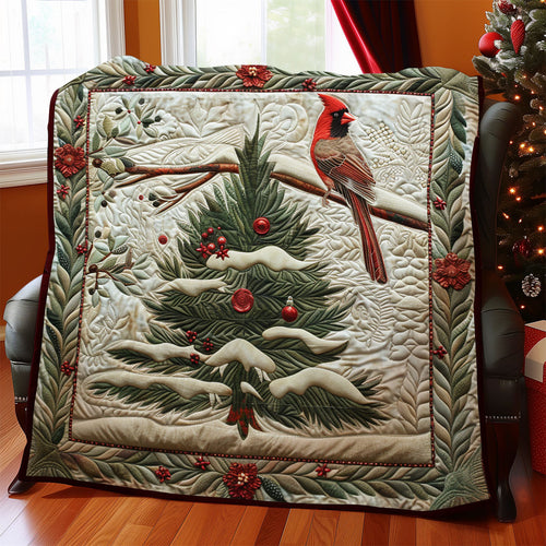 Christmas Cardinal SR1908046CL Quilt