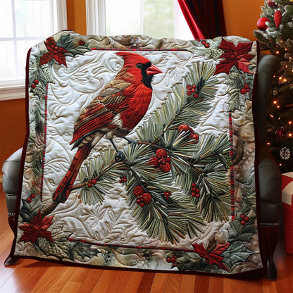 Christmas Cardinal SR1908050CL Quilt