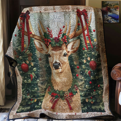 Christmas Deer Decor WM2808096CL Quilt