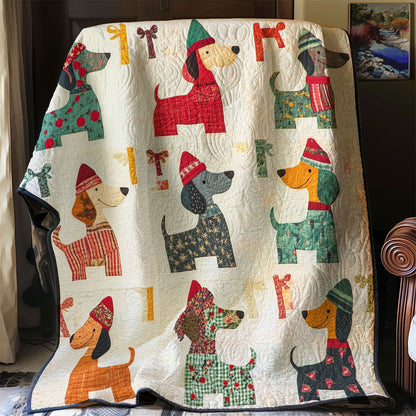 Christmas Dog WM0208008CL Quilt