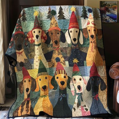 Christmas Dogs WM1408044CL Quilt