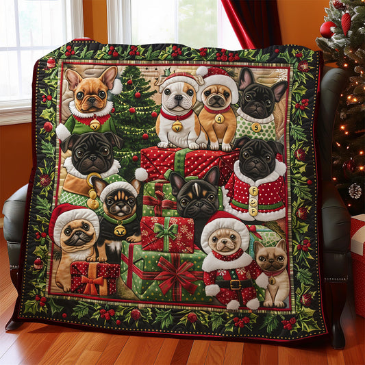 Christmas French Bulldog SR2008054CL Quilt