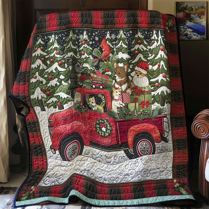 Christmas Gifts By Red Truck WN1109027CL Quilt