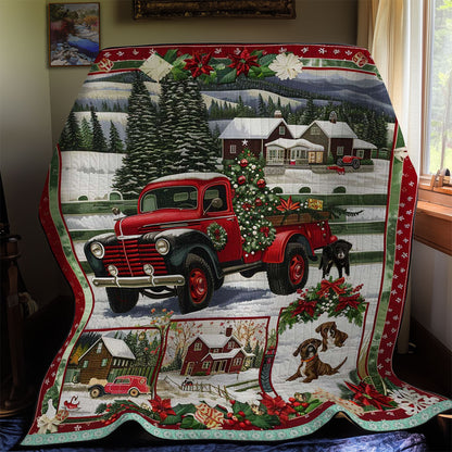 Christmas Morning with Bernese Mountain WN3008013CL Quilt