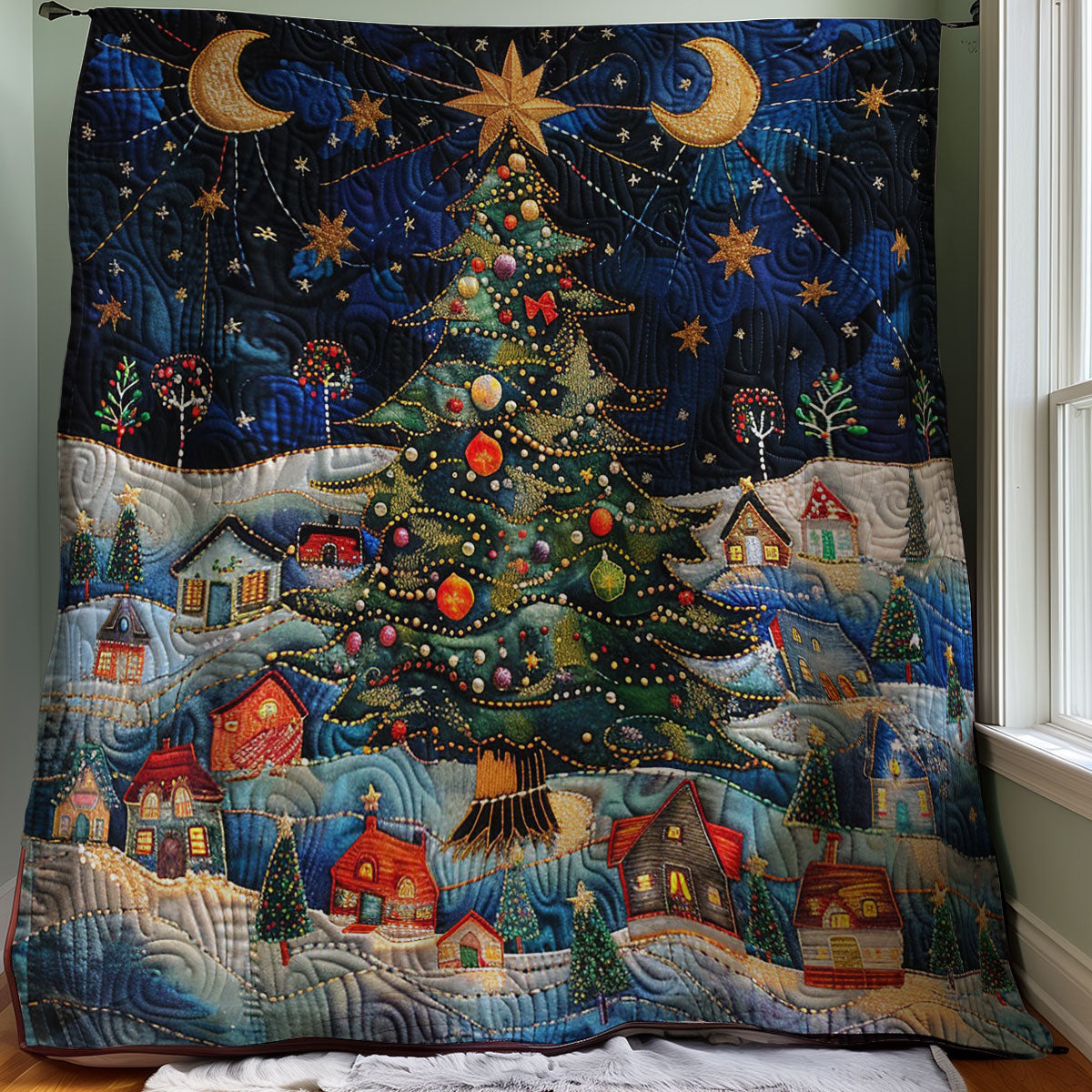 Christmas Night WM3007001CL Quilt