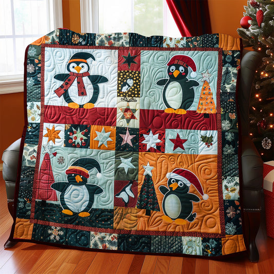 Christmas Penguins SR1908028CL Quilt