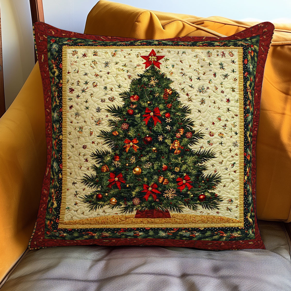 Christmas Tree WN0308033CL Quilt Pillow Case