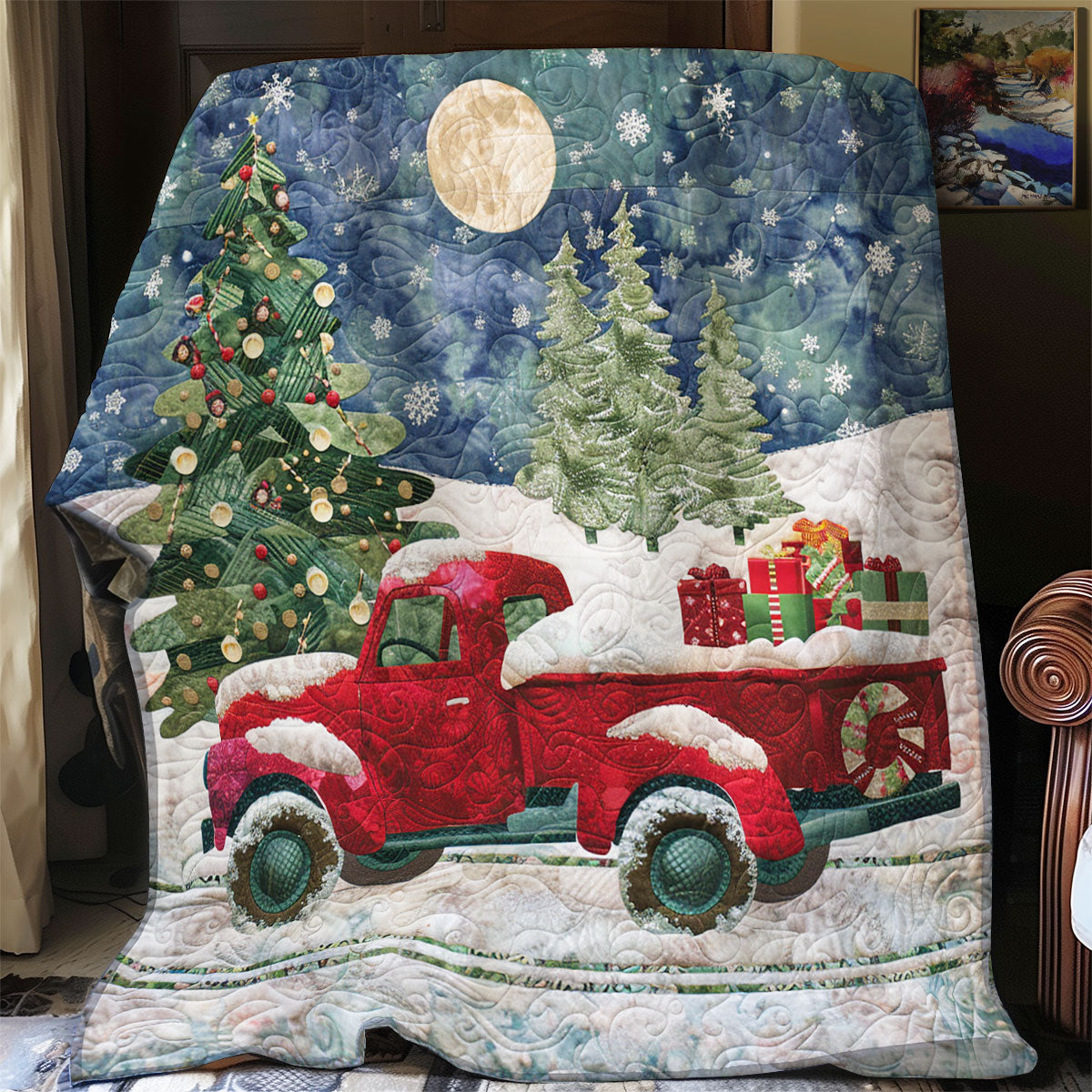 Christmas Truck SR1408018CL Quilt