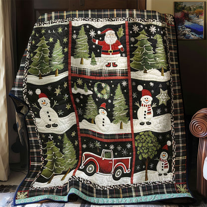 Christmas Truck With Snowman WN1109041CL Quilt