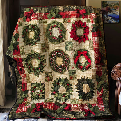 Christmas Wreathers WM1508038CL Quilt