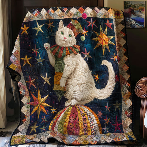 Clown Cat And Star WM1608011CL Quilt