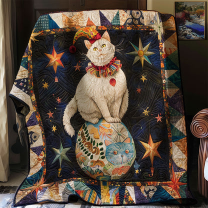 Clown Cat Parade WM1608012CL Quilt