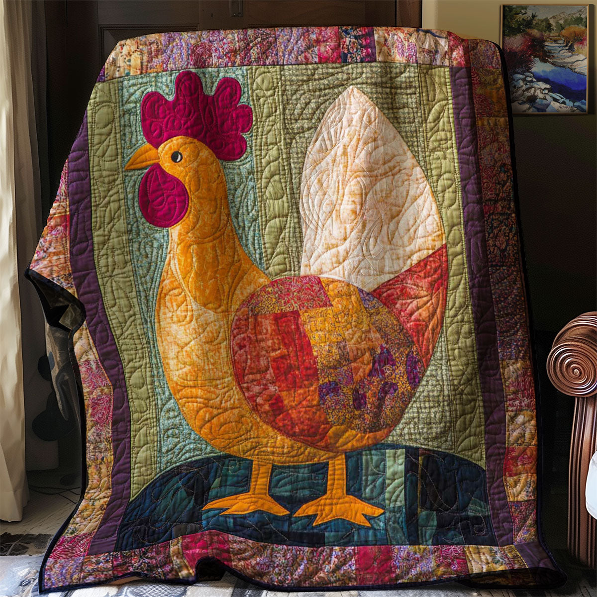 Color Chicken WN0208009CL Quilt