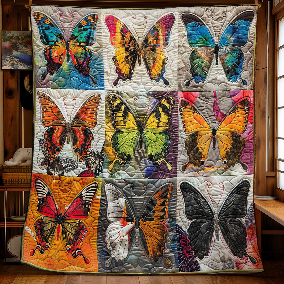 Colorful Butterflies SR2108019CL Quilt