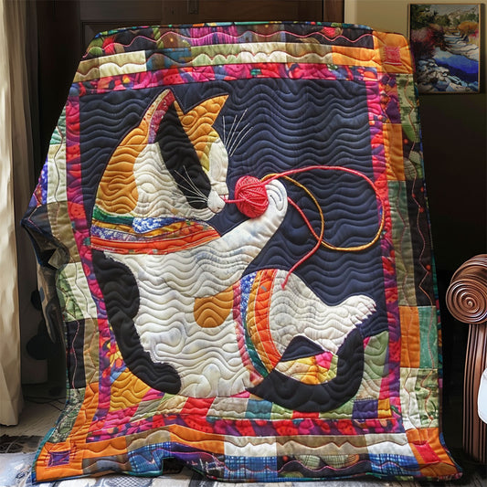 Colorful Cat And Yarn SR1308029CL Quilt