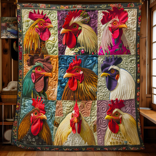 Colorful Chicken SR1608030CL Quilt